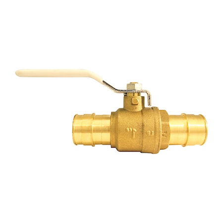 Apollo Apollo Expansion PEX A 1 in. Brass Expansion Pex Ball Valve Full Port Quarter-Turn Lever For Potable EPXV1
